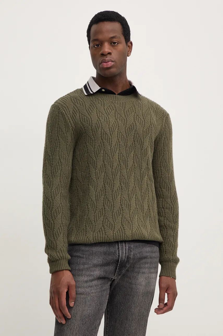 

Guess EVANDER свитер из смесовой шерсти, зеленый