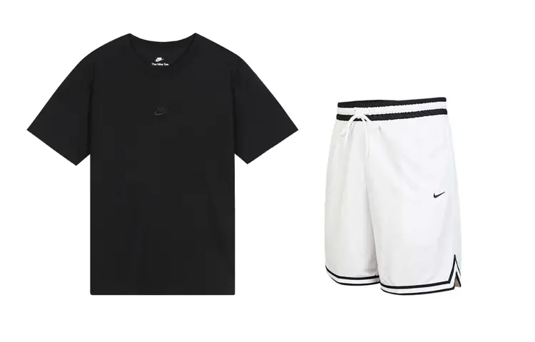 

Мужская повседневная спортивная одежда Nike, цвет Black and White (Set of 2)