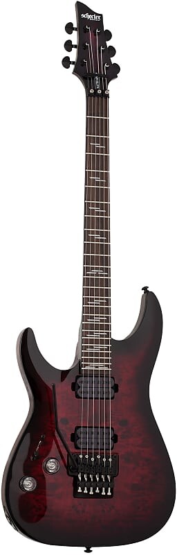 

Электрогитара Schecter Omen Elite-6 Left-handed Electric Guitar - Black Cherry Burst, 2459