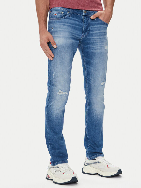 

Джинсы узкого кроя Tommy Jeans, синий