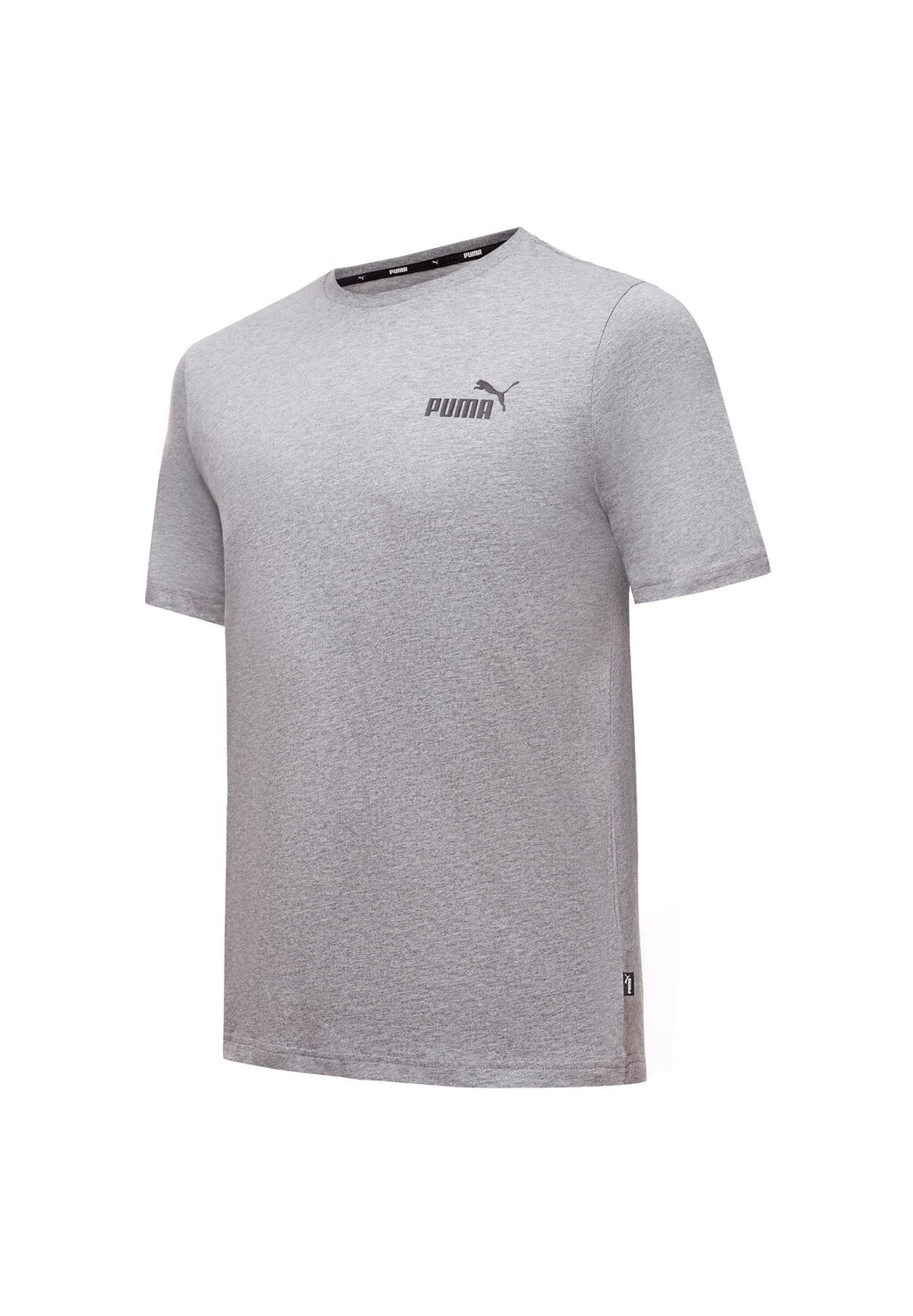 

Базовая футболка Ess Essential Small Logo Übergrösse Puma, цвет medium grey heather