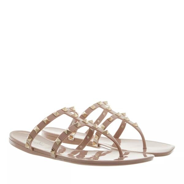 

Туфли thong summer rockstud poudre Valentino Garavani, бежевый