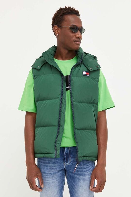 

Пуховик Tommy Jeans, зеленый