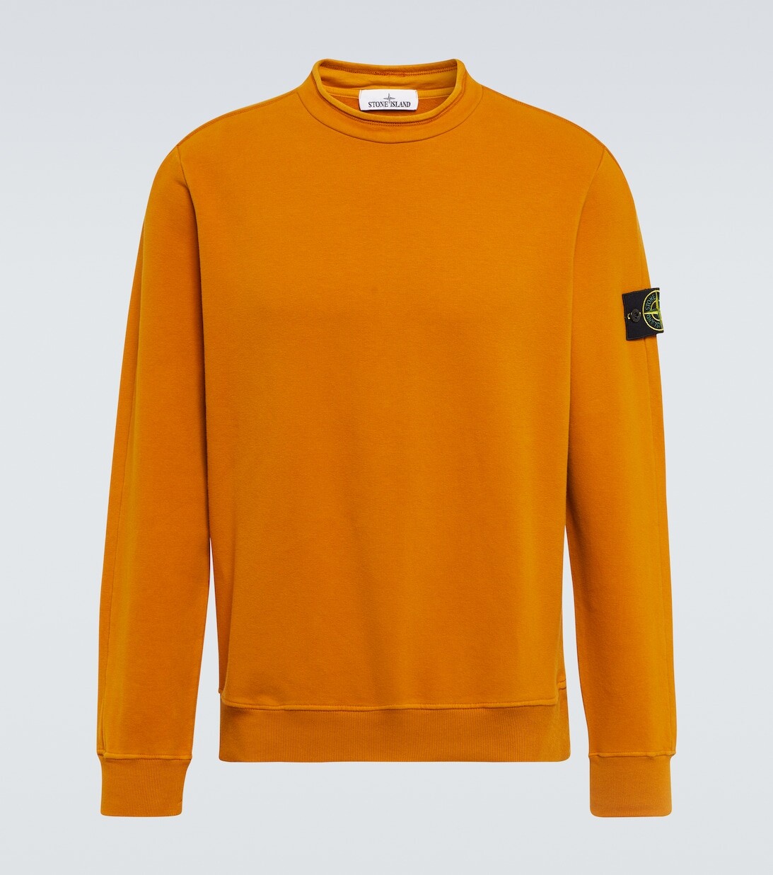 

Толстовка из смесового хлопка Stone Island, оранжевый