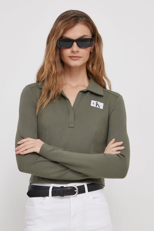 

Джинсы с длинным рукавом Calvin Klein Jeans, зеленый