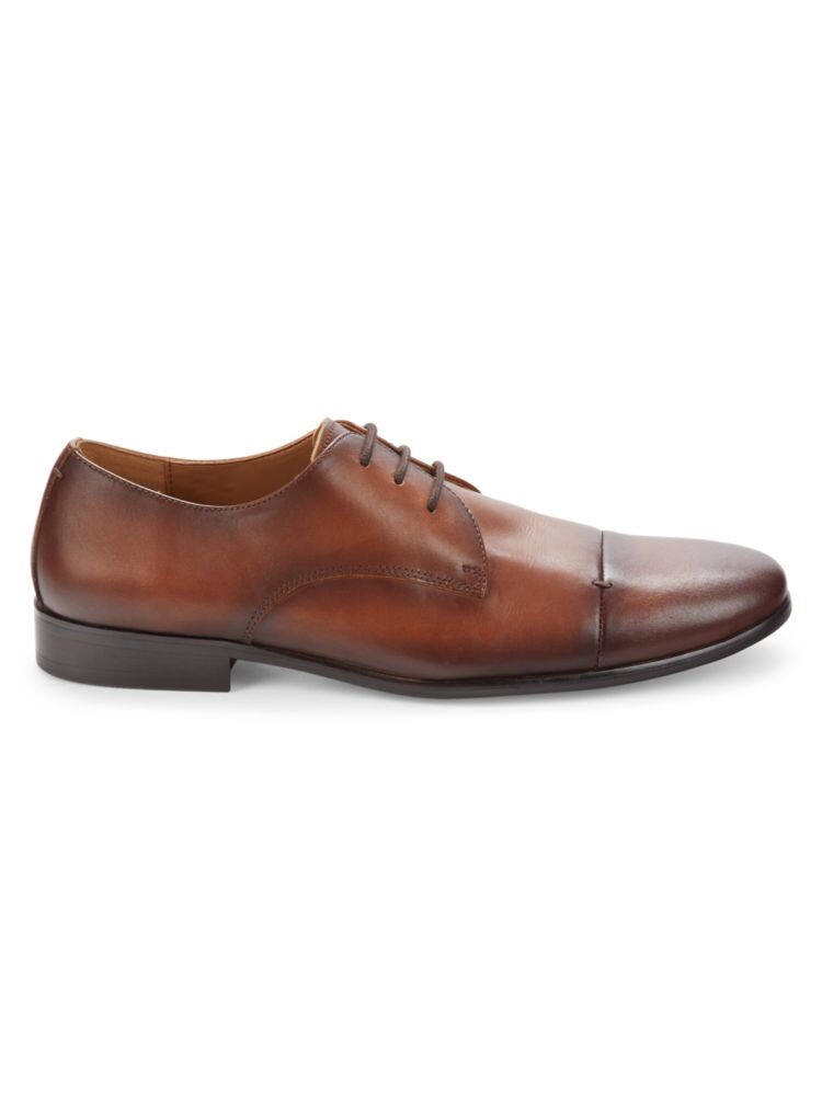 

Кожаные туфли дерби Leonardo Saks Fifth Avenue, цвет Cognac