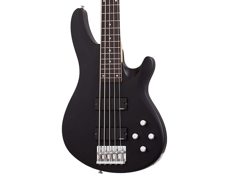 цена Басс гитара Schecter Guitar Research C-5 Deluxe Electric Bass Satin Black