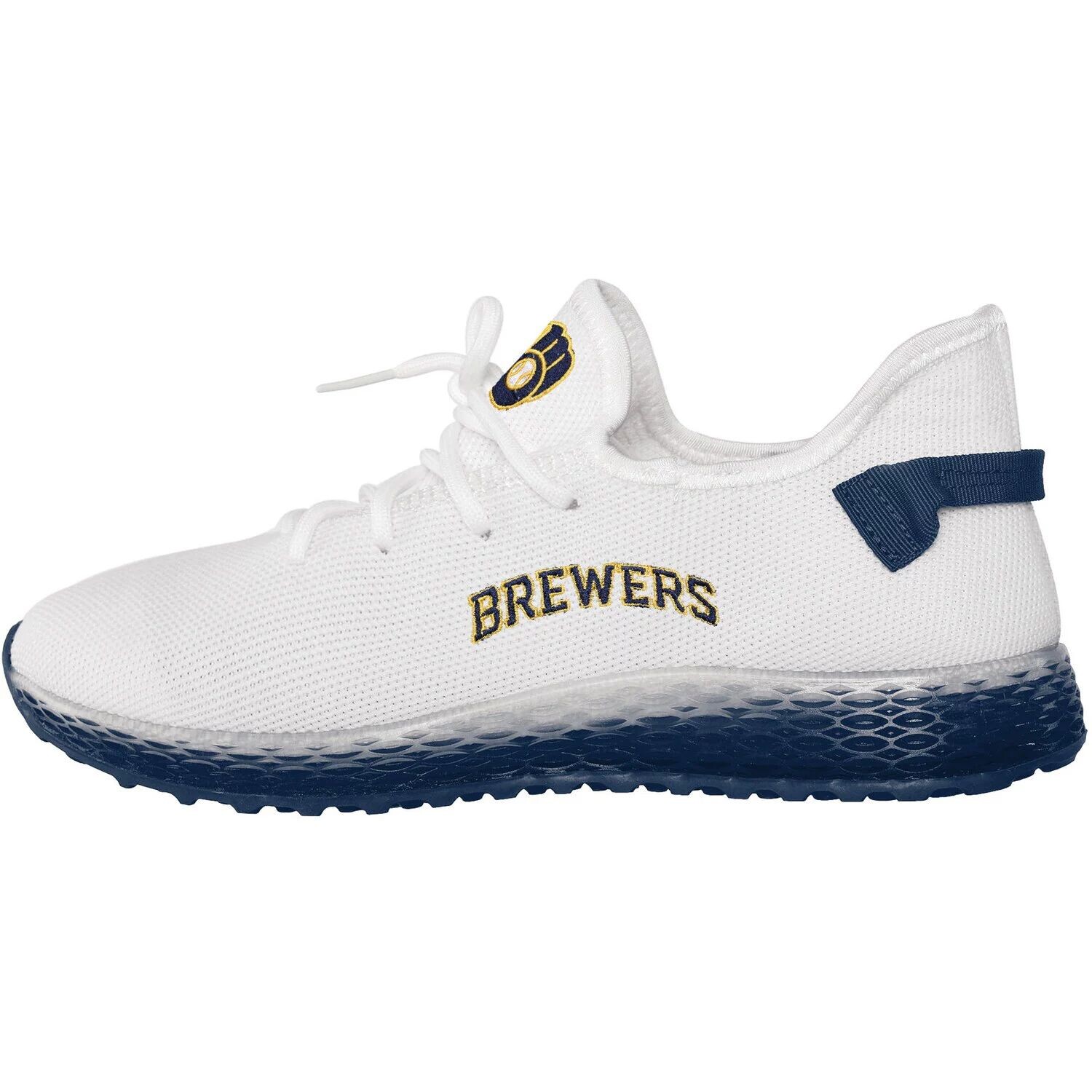 

Мужские вязаные кроссовки FOCO Milwaukee Brewers с градиентной подошвой