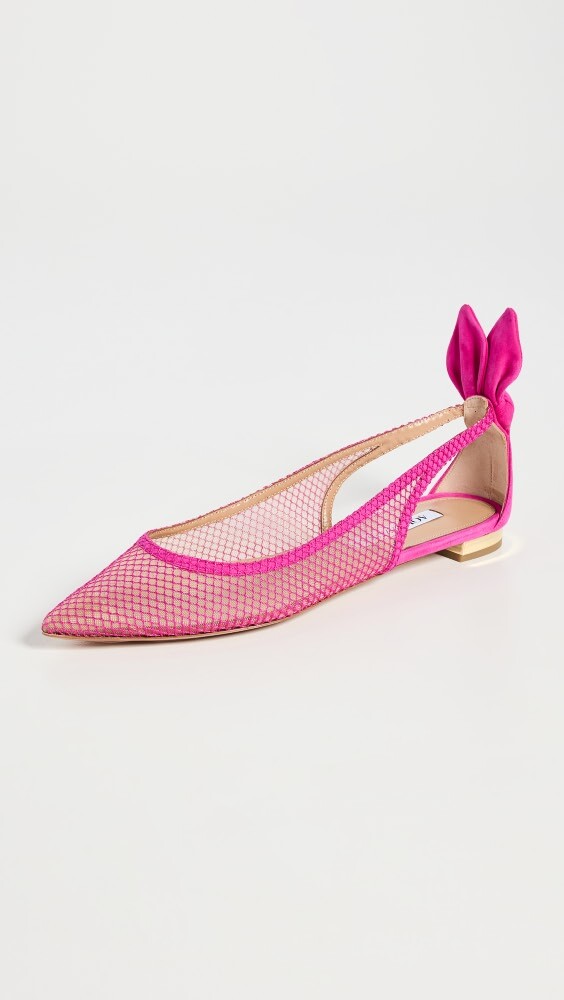 

Балетки Aquazzura Bow Tie Mesh Ballet