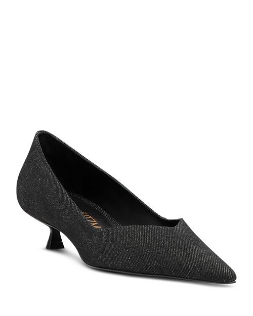 

Женские туфли-лодочки Eva на каблуке-китенке Stuart Weitzman, цвет Black