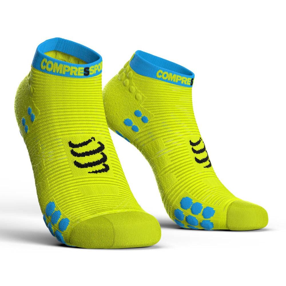

Носки Compressport Racing V3.0 Run Low, желтый
