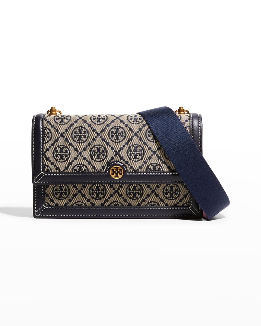 

Жаккардовая мини-сумка через плечо T с монограммой Tory Burch
