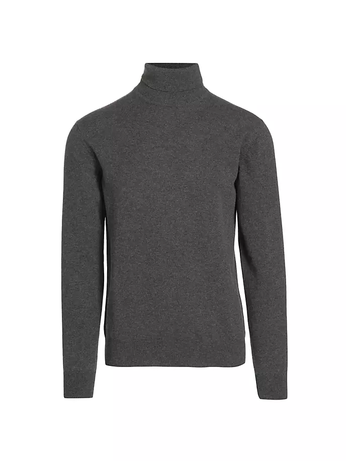 

КОЛЛЕКЦИЯ Легкий кашемировый свитер с высоким воротником Saks Fifth Avenue, цвет gunmetal heather