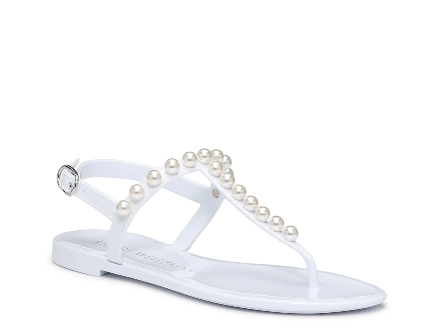 

Сандалии Stuart Weitzman Goldie Jelly, белый