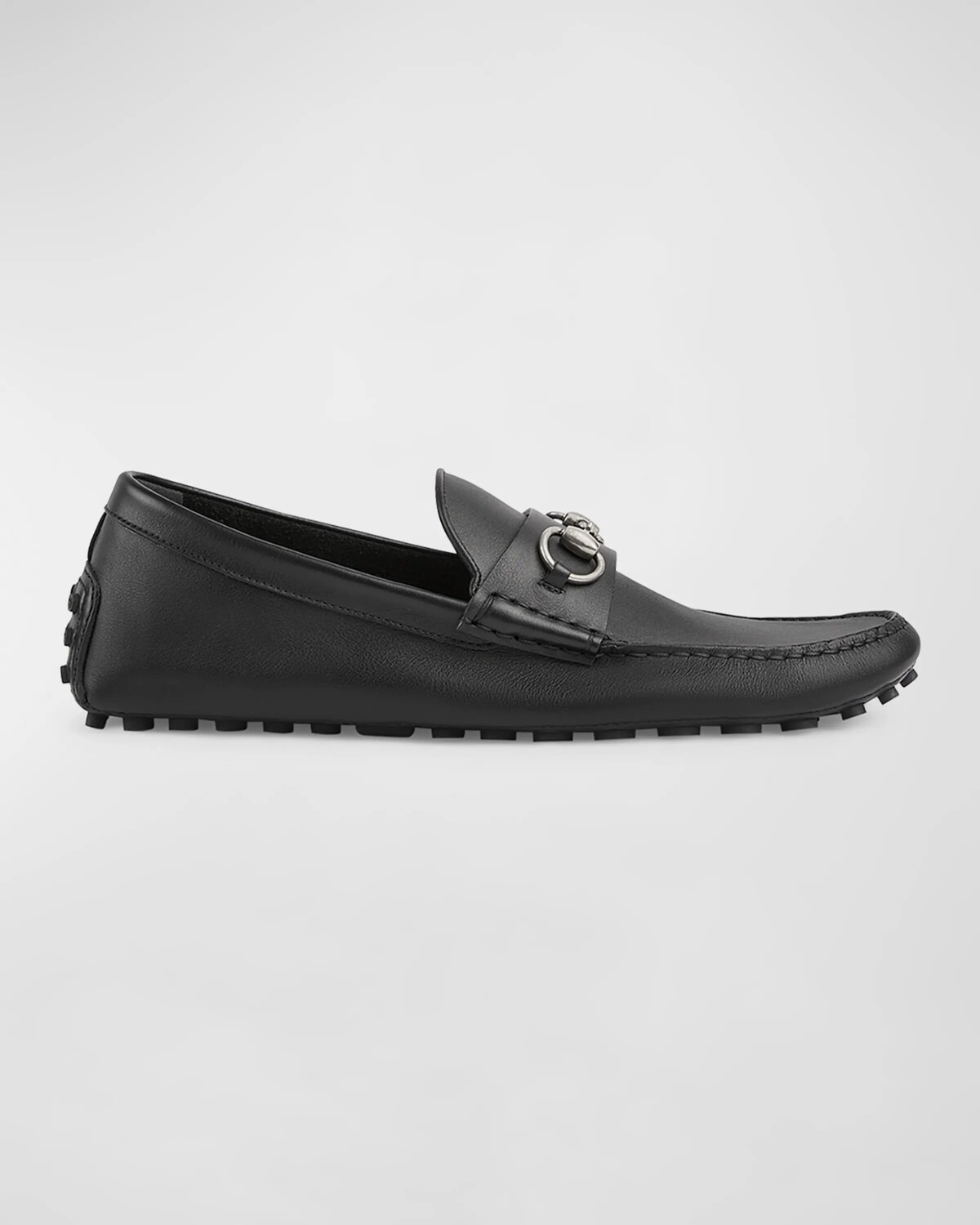 

Мужские кожаные туфли Byorn Horsebit Gucci, цвет Black