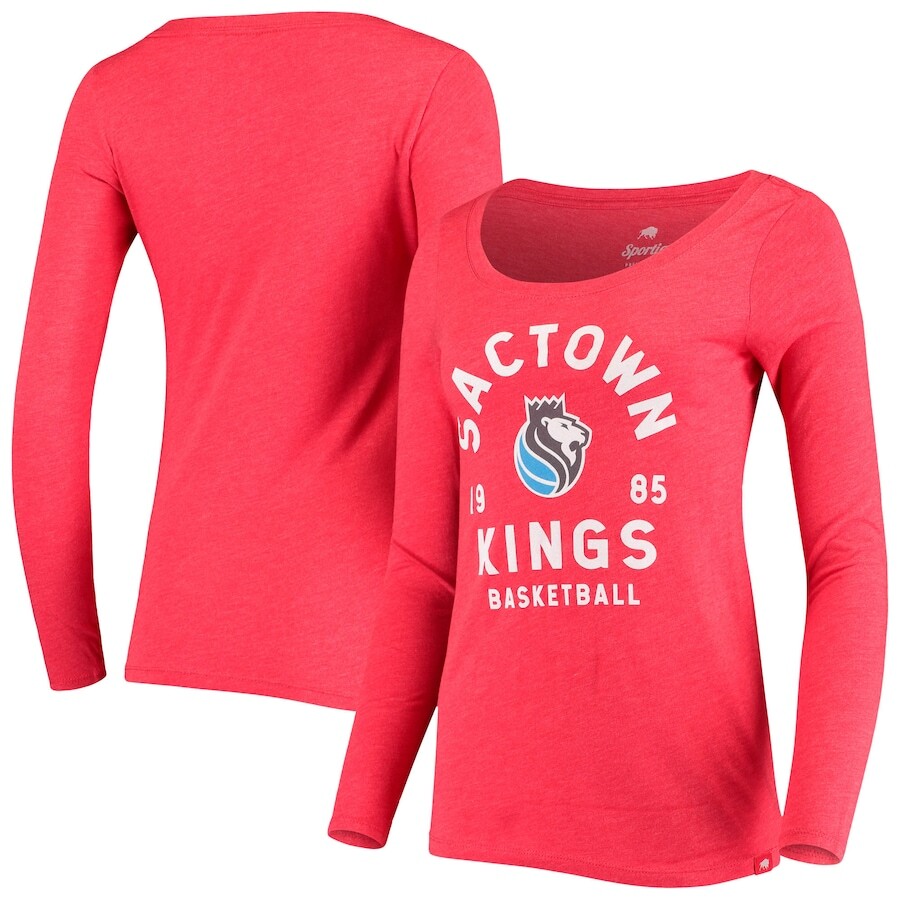 

Футболка с длинным рукавом Le Coq Sportif Sacramento Kings, красный