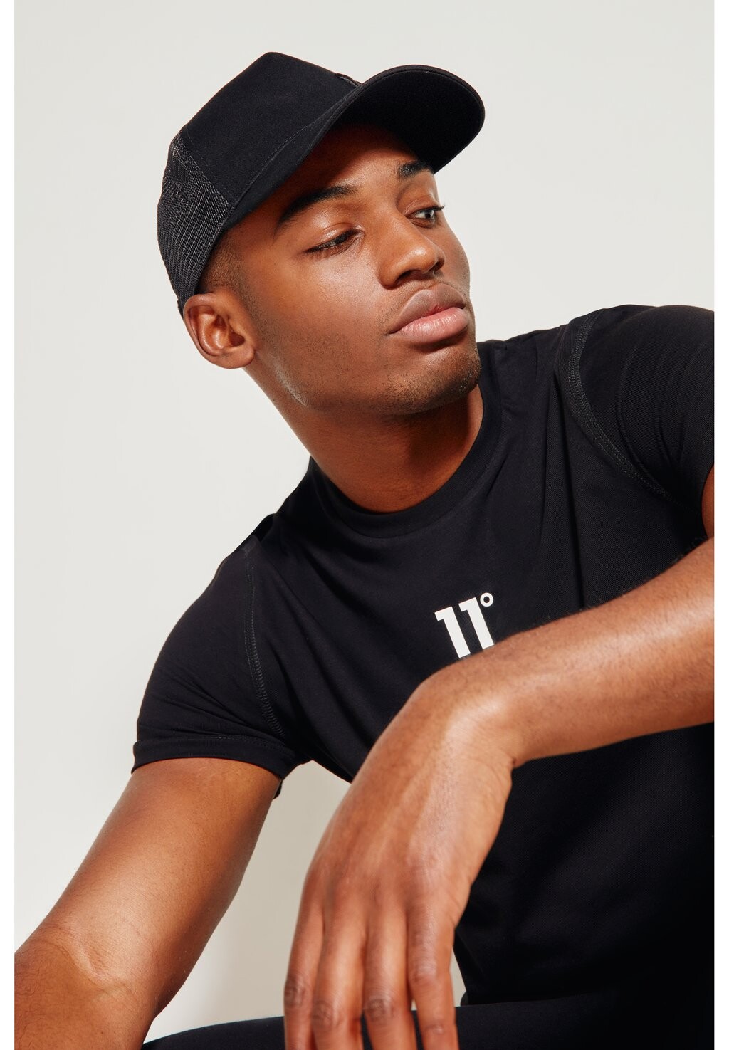 

Кепка TRUCKER CAP HIGH BUILD LOGO 11 DEGREES, черный