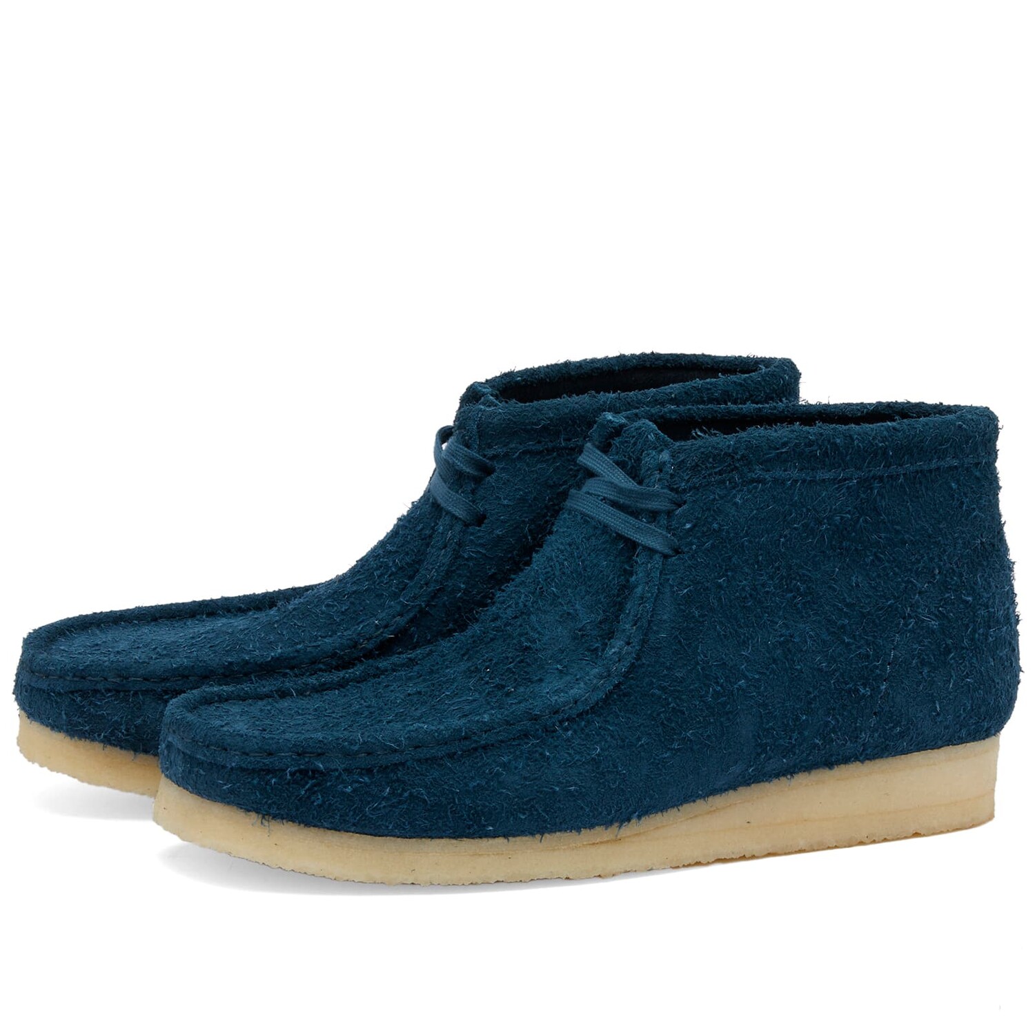 Ботинки Clarks Originals Wallabee, цвет Deep Blue Hairy Suede ботинки clarks originals wallabee цвет maple suede