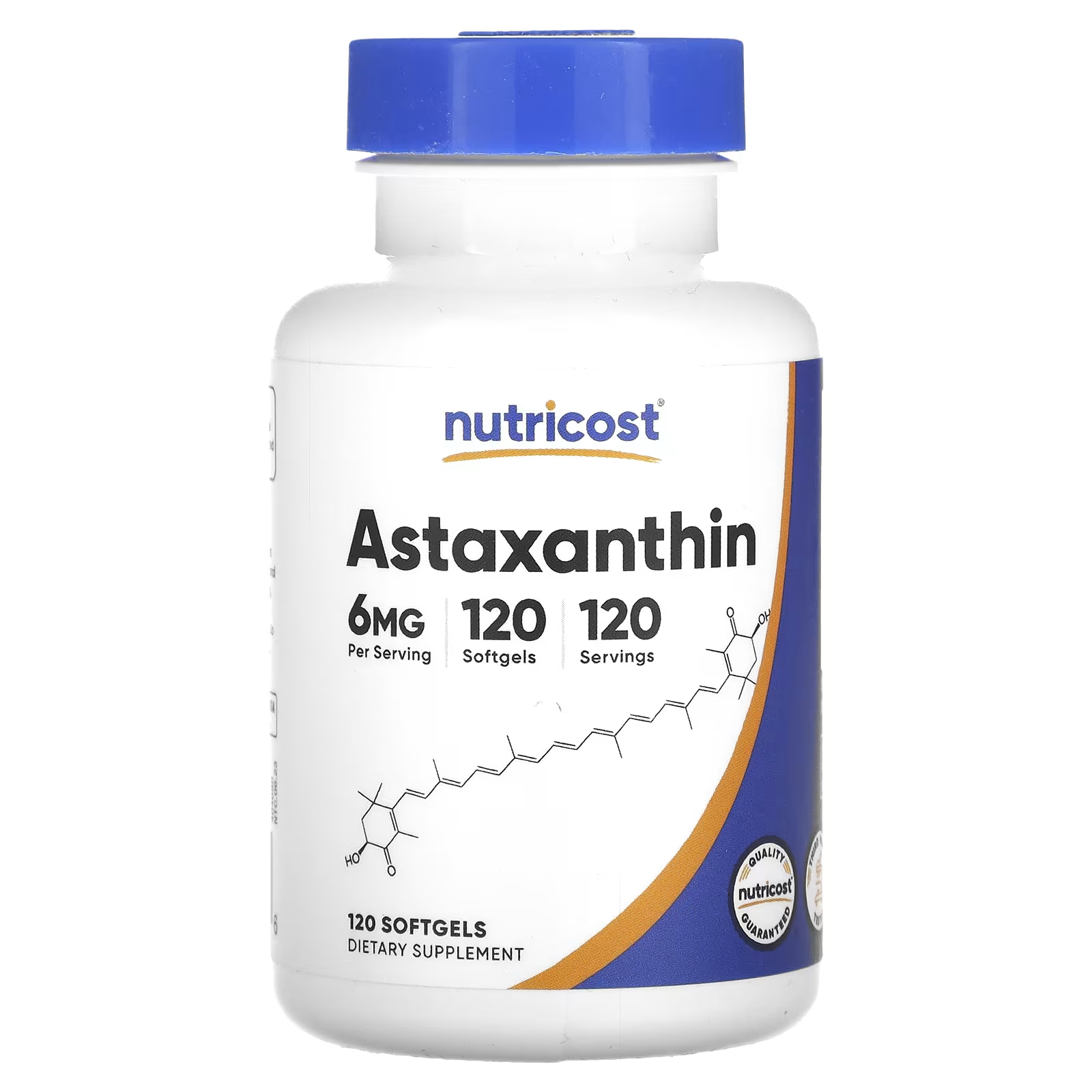 Nutricost Астаксантин 6 мг 120 мягких таблеток california gold nutrition astalif чистый исландский астаксантин 12 мг 120 растительных мягких таблеток