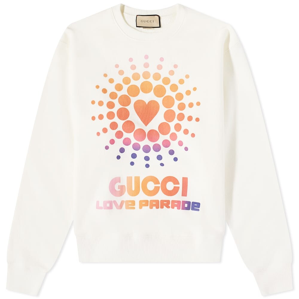 

Свитшот Gucci Love Parade Crew, белый