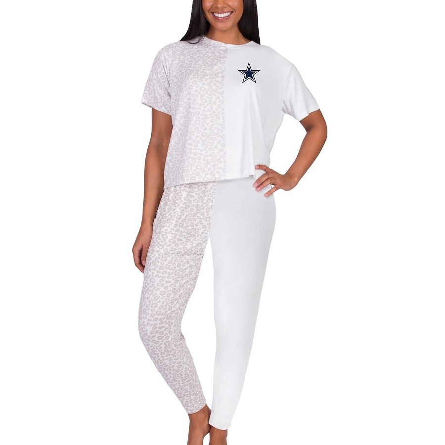 

Пижамный комплект Concepts Sport Dallas Cowboys, кремовый
