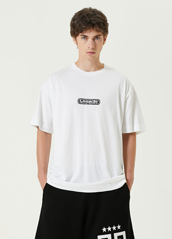 

Белая футболка с логотипом Givenchy, Белый