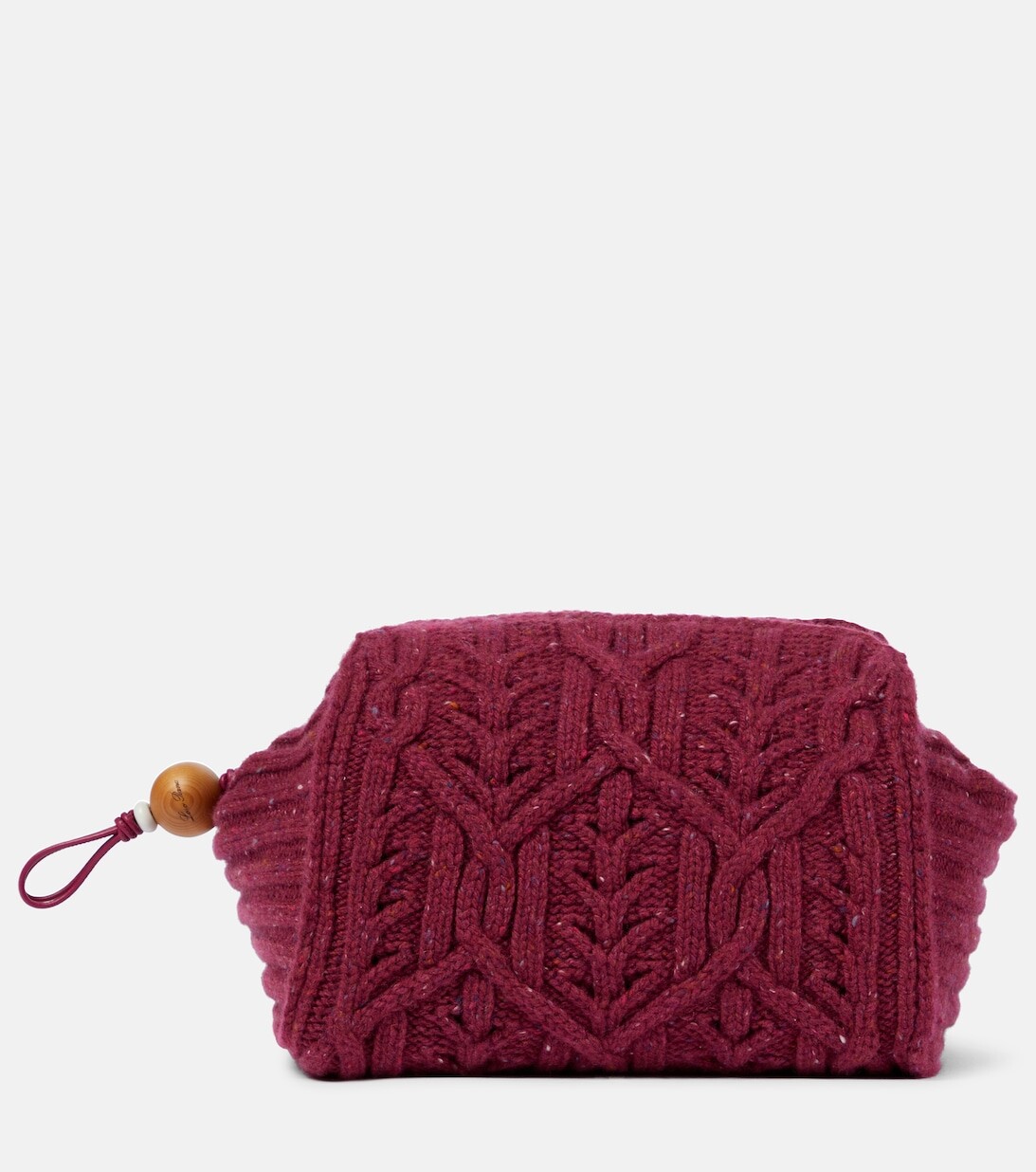 

Вязаный клатч Puffy Pouch Loro Piana, красный