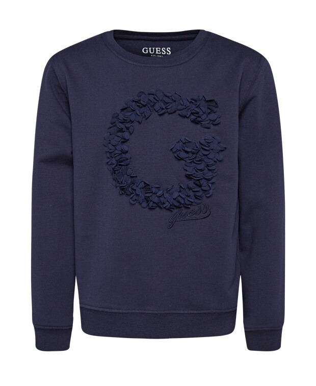 

Топ с длинными рукавами Guess, синий