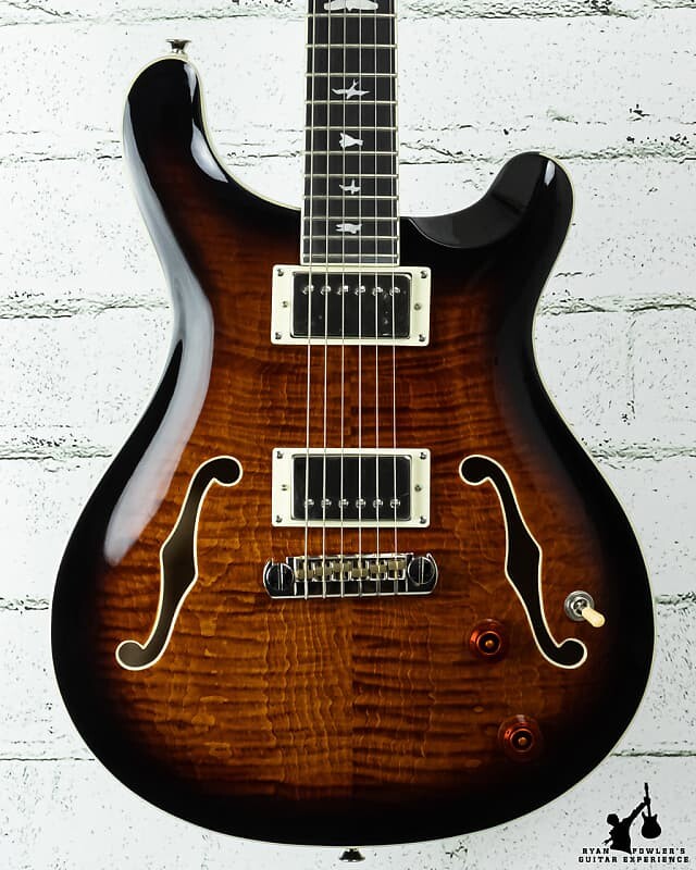 

Электрогитара PRS SE Hollowbody II Black Gold Burst w/ case