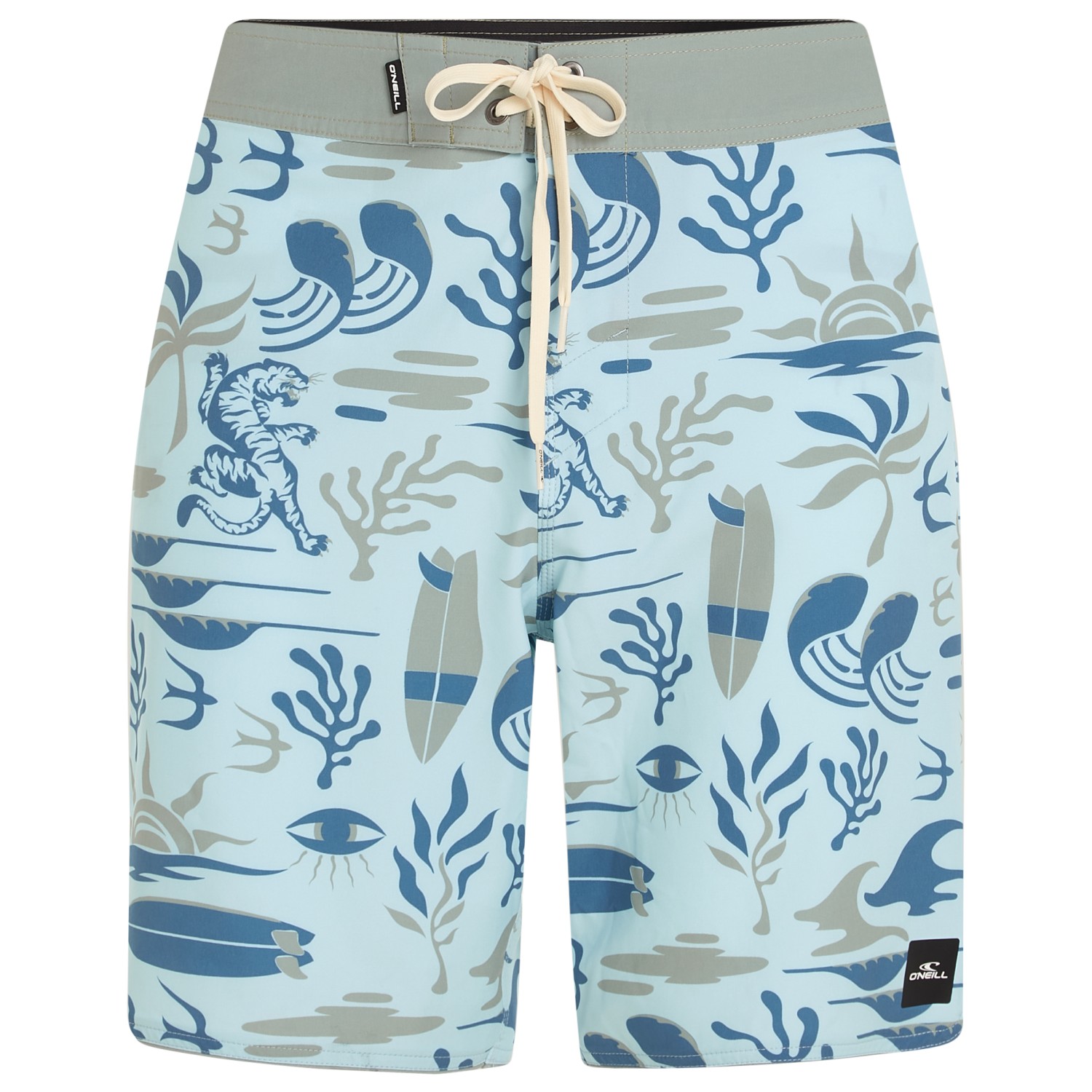 Плавки O'Neill Hyperfreak Mysto Scallop 19'' Boardshorts, цвет Blue Sky Mysto Scallop