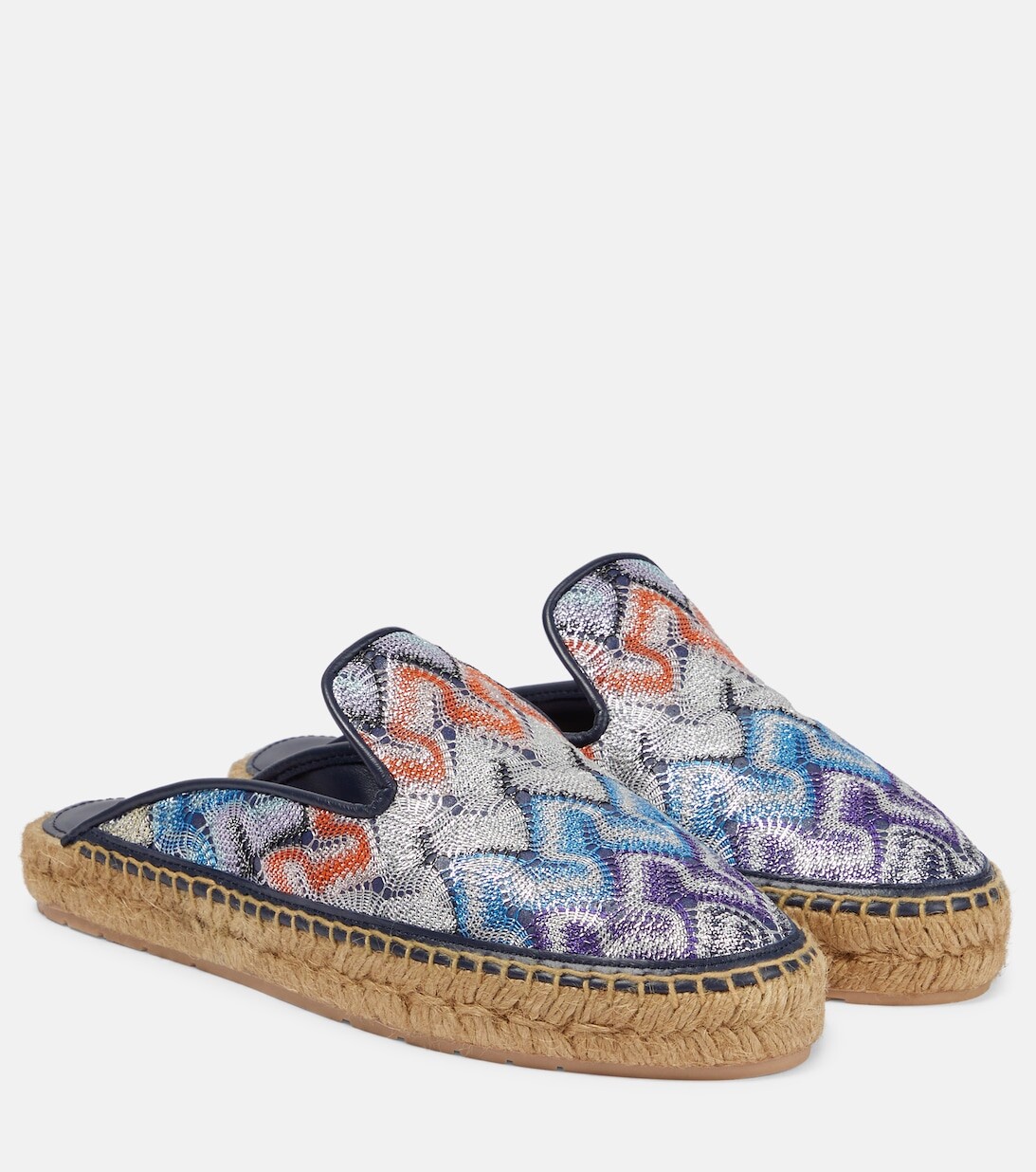 

Мюли с узором зигзаг Missoni, разноцветный
