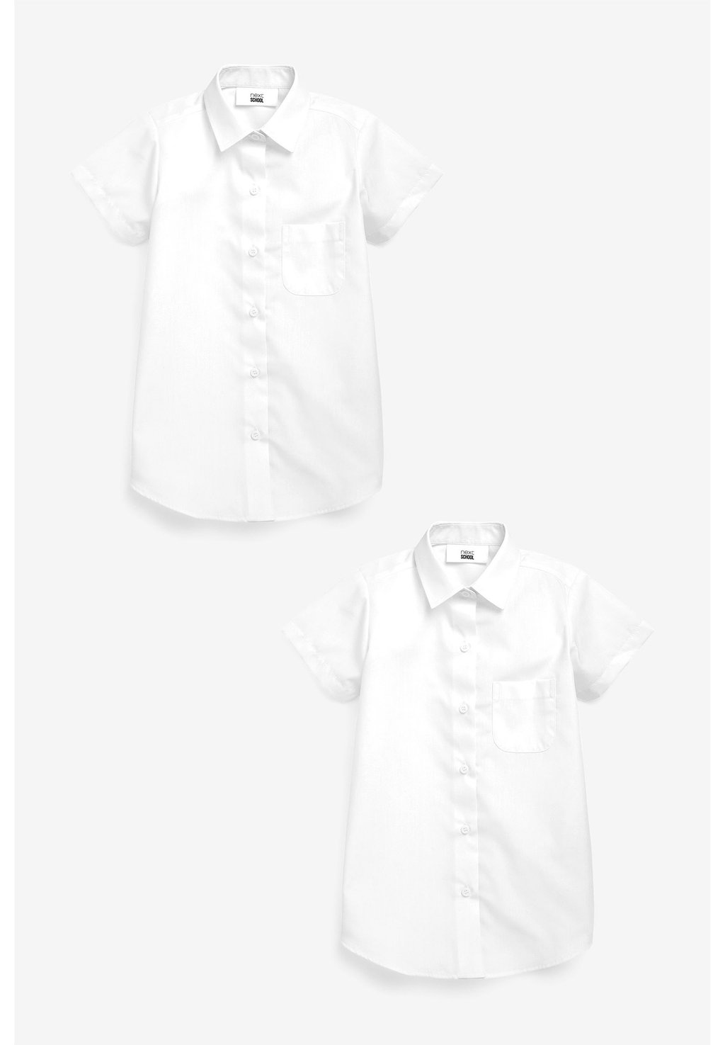Рубашка 2 Pack Short Sleeve Next, белый