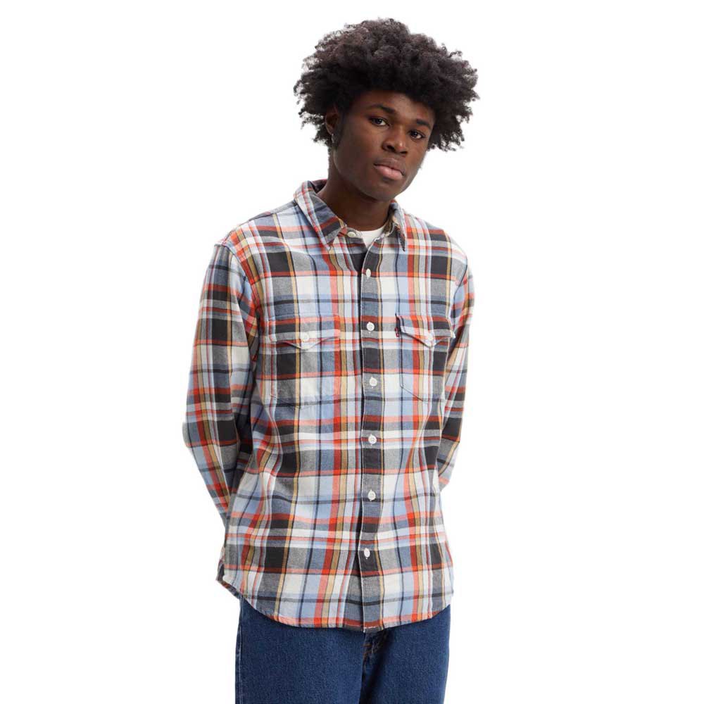 Рубашка с длинным рукавом Levi´s Relaxed Fit Western, разноцветный рубашка levi´s classic western standard fit зеленый