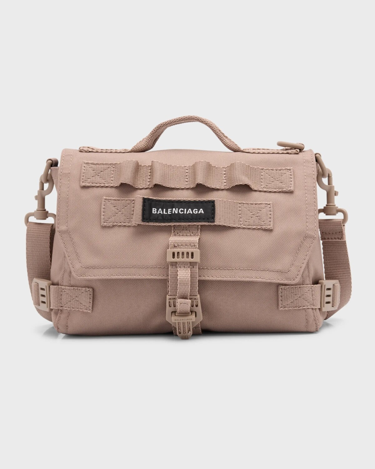 

Мужская армейская сумка-мессенджер Balenciaga, цвет 9706 Stone Beige