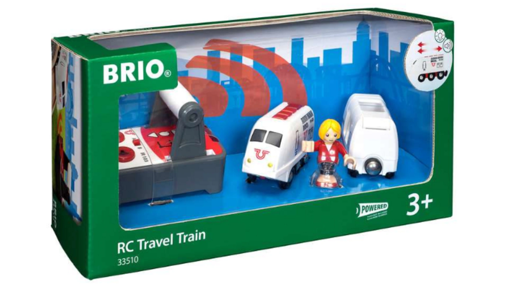 Brio Bahn Пассажирский поезд IR Express brio пассажирский поезддвижение вперед назад с usb подзарядкой 1 фигурка
