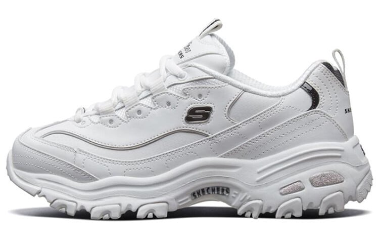 

Skechers D'Lites GS Женский Белый/Черный