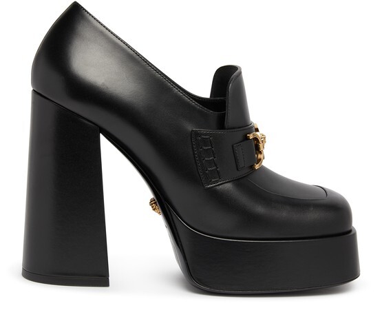 

Лоферы на платформе Versace