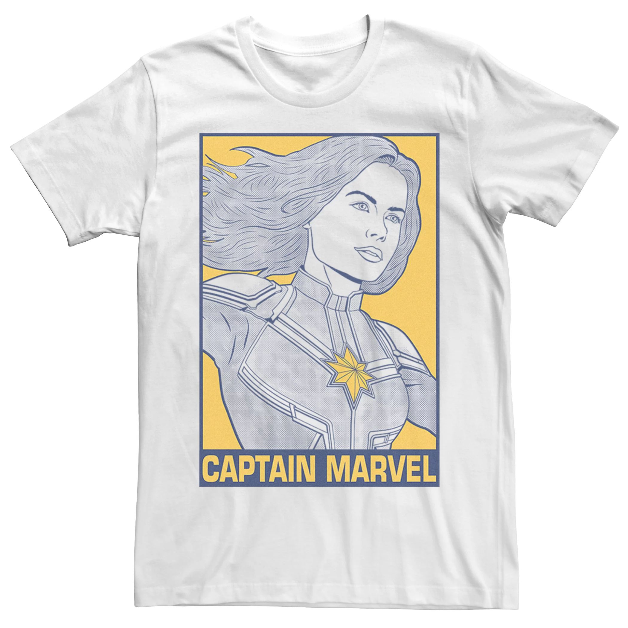 Мужская футболка Marvel Avengers Pop Captain Marvel