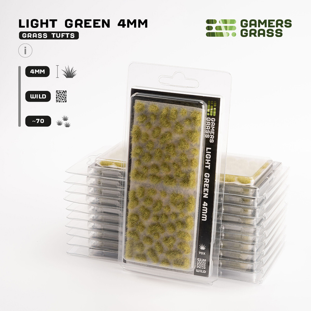

Аксессуары Gamers Grass Gamers Grass Tufts: Light Green - Wild 4mm