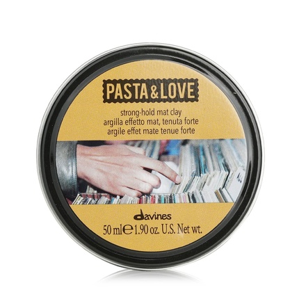 Davines Pasta & Love мужская глина для укладки сильной фиксации с матовым эффектом, 50 мл крем сильной фиксации osmo с матовым эффектом corruptor 100 мл