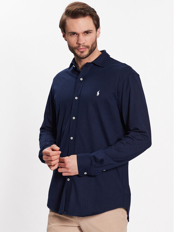 

Рубашка узкого кроя Polo Ralph Lauren, синий