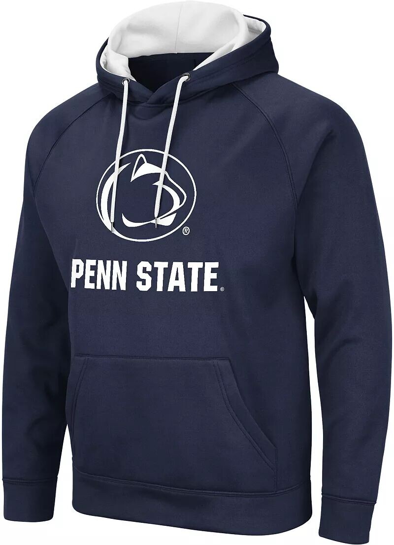 

Colosseum Мужской синий пуловер с капюшоном Penn State Nittany Lions