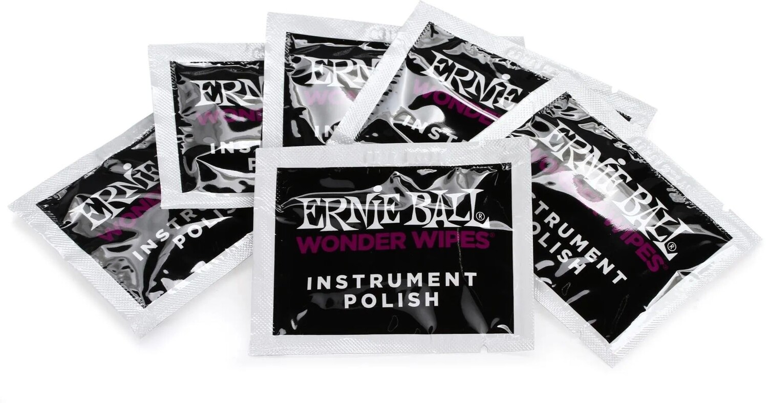 

Салфетки Ernie Ball Wonder для полировки инструментов, 6 шт.
