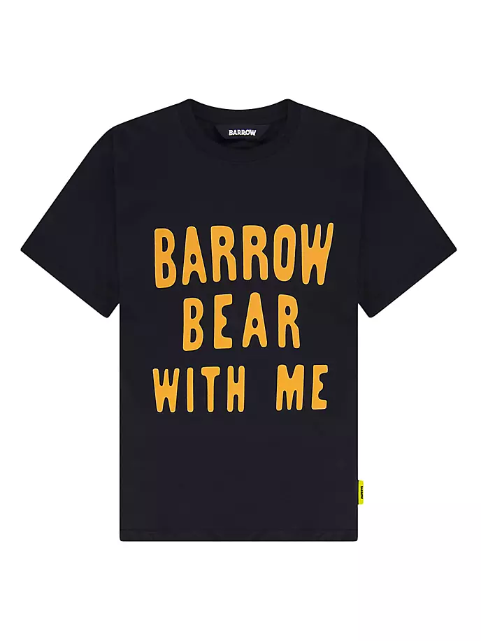 

Футболка с круглым вырезом и рисунком медведя Barrow, черный