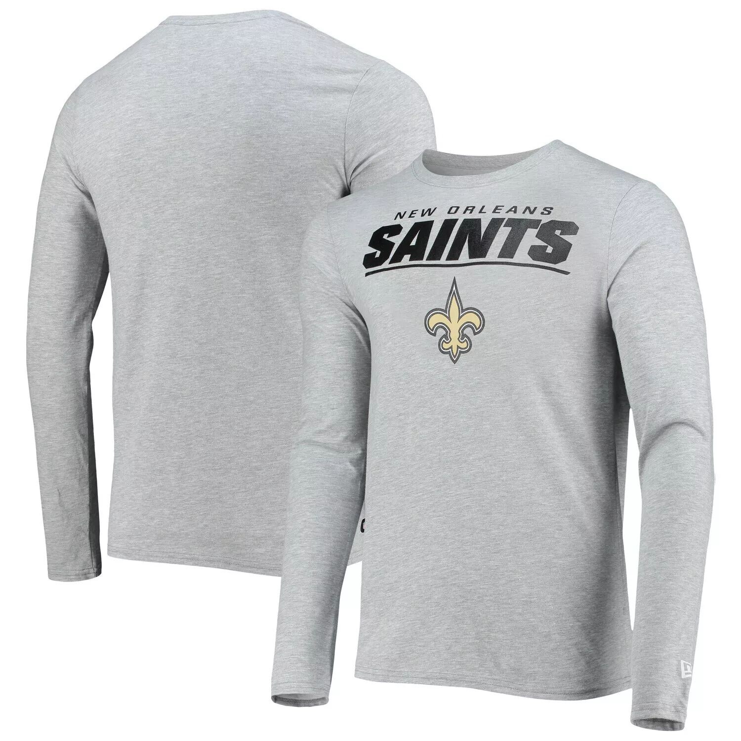 

Мужская серая футболка с длинными рукавами New Orleans Saints Joint Authentic Statement New Era