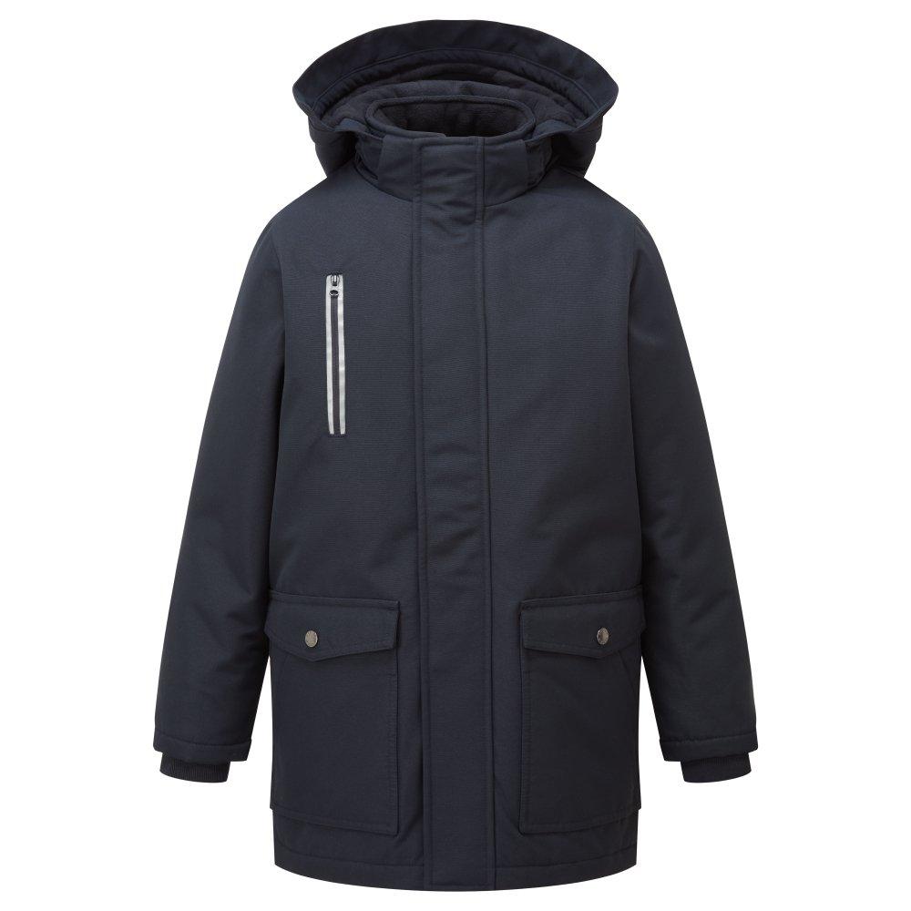 Школьное зимнее пальто David Luke, темно-синий мужская куртка с воротником стойкой однотонная утепленная короткая парка зимнее пальто осень зима
