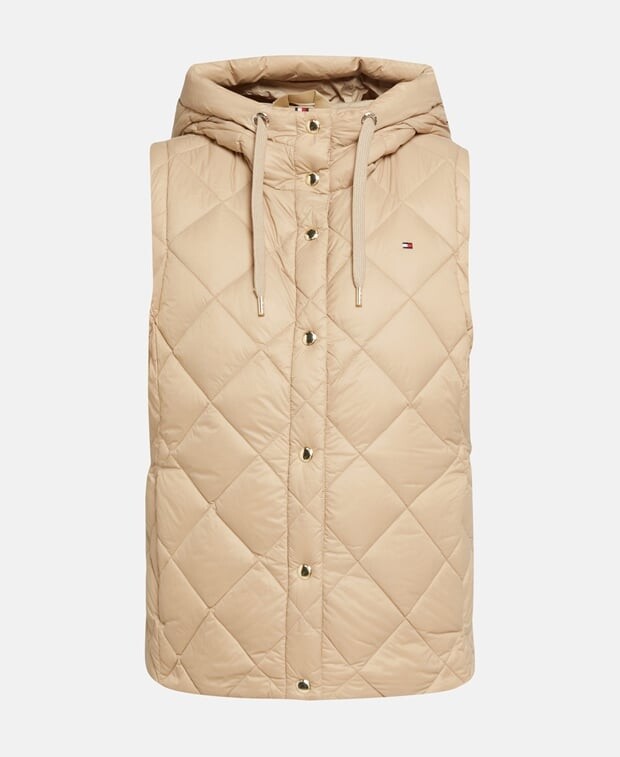 

Мягкий пуховик Tommy Hilfiger, бежевый