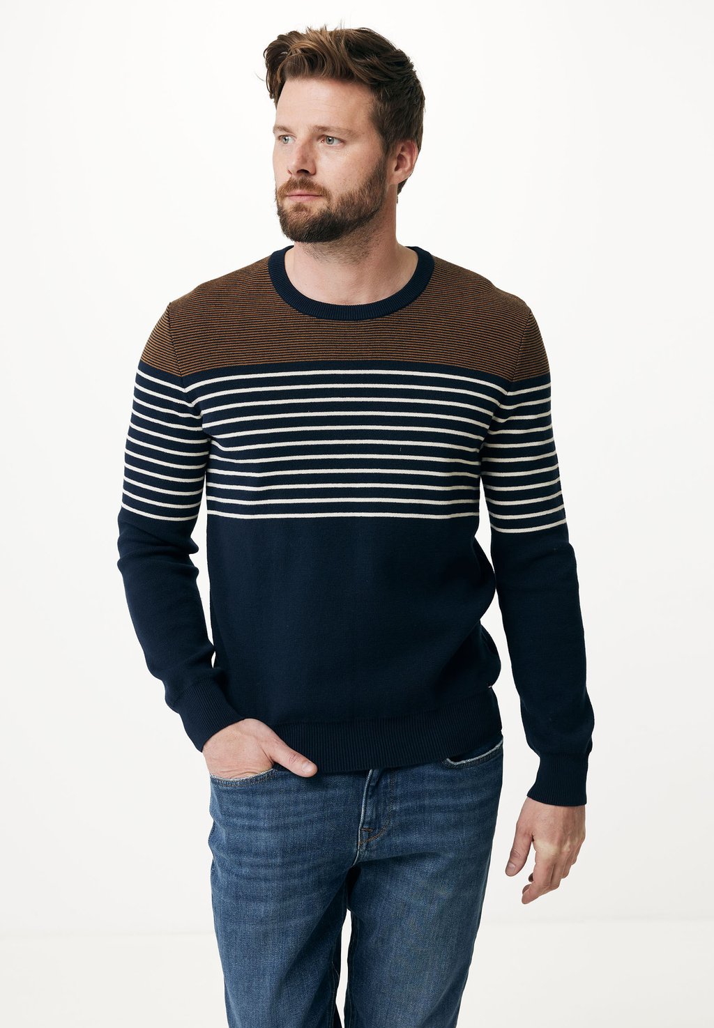 Вязаный свитер Mexx, цвет navy