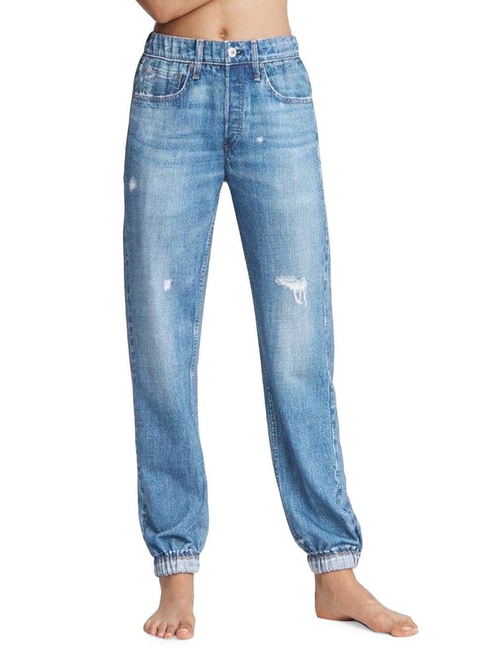 

Хлопковые джоггеры Miramar rag & bone, Синий