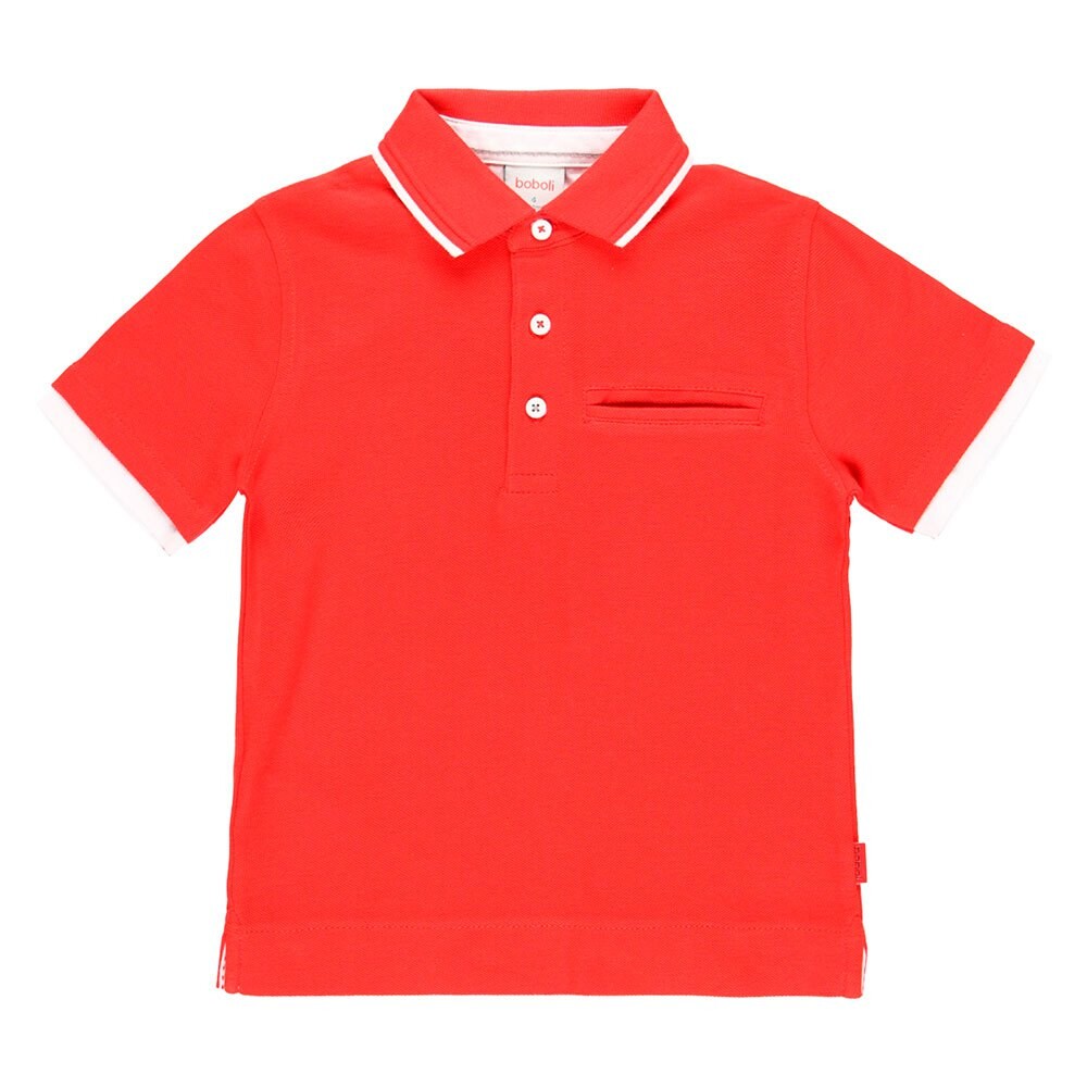 

Поло с коротким рукавом Boboli 734408, красный